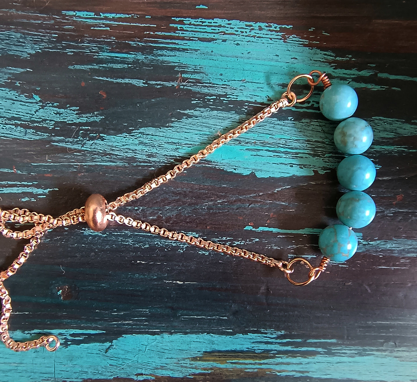 Turquoise Crystal Rakhi